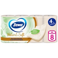 ��������� ������ Zewa Natural Soft 4 ���� (8 ��)