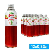 Напиток Фитогуру / Fitoguru Вода плюс Иммуно Шиповник 0.33 литра, стекло, 12 шт. в уп.