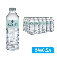 Вода Сант Аниол / Sant Aniol 0.5 литра, без газа, пэт, 24 шт. в уп.