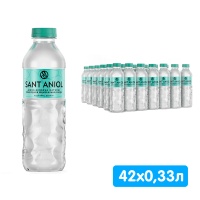 Вода Сант Аниол / Sant Aniol 0.33 литра, без газа, пэт, 42 шт. в уп.