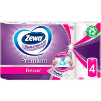 Бумажные полотенца Zemma Premium Декор с рисунком 2 слоя (4 шт)