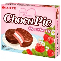 Пирожное Choco Pie Orion Клубника 30 гр х 12 шт, 360 гр