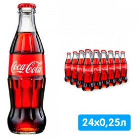 Coca-cola / ���� ���� ������ 0,25 �����, ������, 24 ��. � ��.