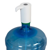Помпа Aqviol 03 на аккумуляторе с USB-адаптером для 19л бутылей, белая