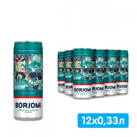 ���� ������� / Borjomi 0.33 �����, ���, �/�, 12 ��. � ��.