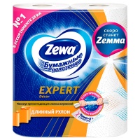 Бумажные полотенца Zemma Expert Декор с рисунком 3х-слойные (2 шт)