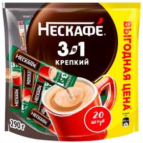 �������� ������� Nescafe / ������� Strong ����������� 3�1, 20 ��� x 14,5 ��