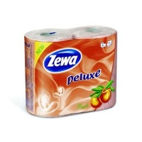 Туалетная бумага Zemma Deluxe Персик 3 слоя (4шт)