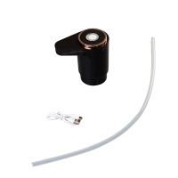 Помпа Aqviol Z02 электрическая на аккумуляторе с USB-адаптером для 19л бутылей, черная