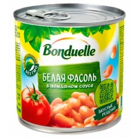 Фасоль Bonduelle белая в томатном соусе 400 гр
