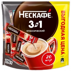 �������� ������� Nescafe / ������� Classic ����������� 3�1, 20 ��� x 14,5 ��