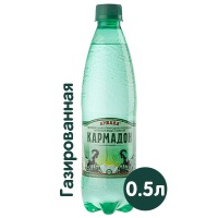 Вода Нижний Кармадон 0.5 литра, газ, пэт, 6 шт. в уп.