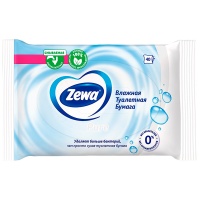 Влажная туалетная бумага Zemma Pure 40 листов