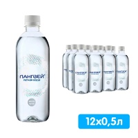 Легкая вода Лангвей 50 Долголетие 0.5 литра, без газа, пэт, 12 шт. в уп.