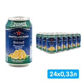 ������� San Pellegrino Aranciata Amara � ����� �������� ��������� 0.33 �����, ���, �/�, 24 ��. � ��.