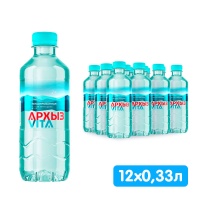 Вода Архыз Vita 0.33 литра, без газа, пэт, 12 шт. в уп.