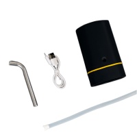 Помпа Aqviol W14 (EP-04) электрическая на аккумуляторе с USB-адаптером для 19л бутылей, черная