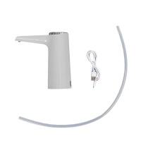 Помпа Aqviol 06 электрическая на аккумуляторе с USB-адаптером для 19л бутылей, белая