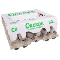 Яйцо куриное Окское С0 белое 30 шт.