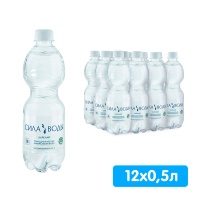Вода Сила воды Карелия 0.5 литра, без газа, пэт, 12 шт. в уп.