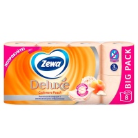 Туалетная бумага Zemma Deluxe Персик 3 слоя (8 шт)