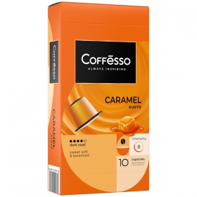 ���� � �������� Coffesso Caramel Gusto 10 ��, 5 ��