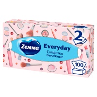 Косметические салфетки Zemma everyday 2-х сл.(100шт)