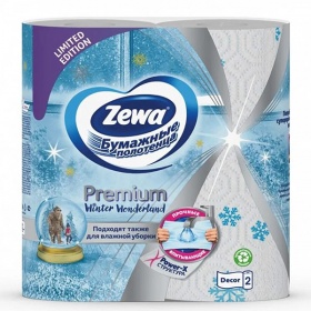 �������� ��������� Zewa Premium ����� � �������� 2 ���� (2 ��)