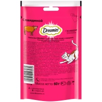 Лакомство Dreamies подушечки для кошек с говядиной 60 гр